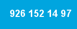 926 152 14 97 926 152 14 97